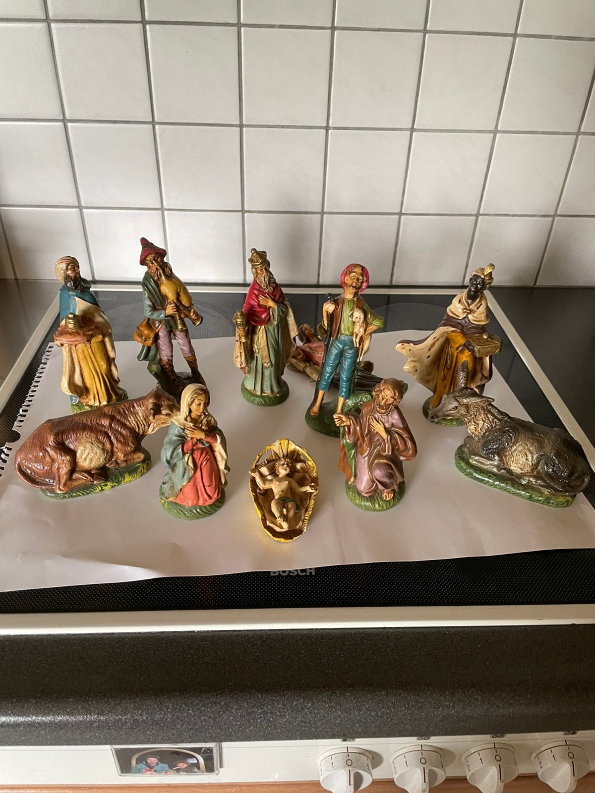Kerstgroep Italiaans vintage, Diversen, Kerst, Ophalen of Verzenden, Zo goed als nieuw