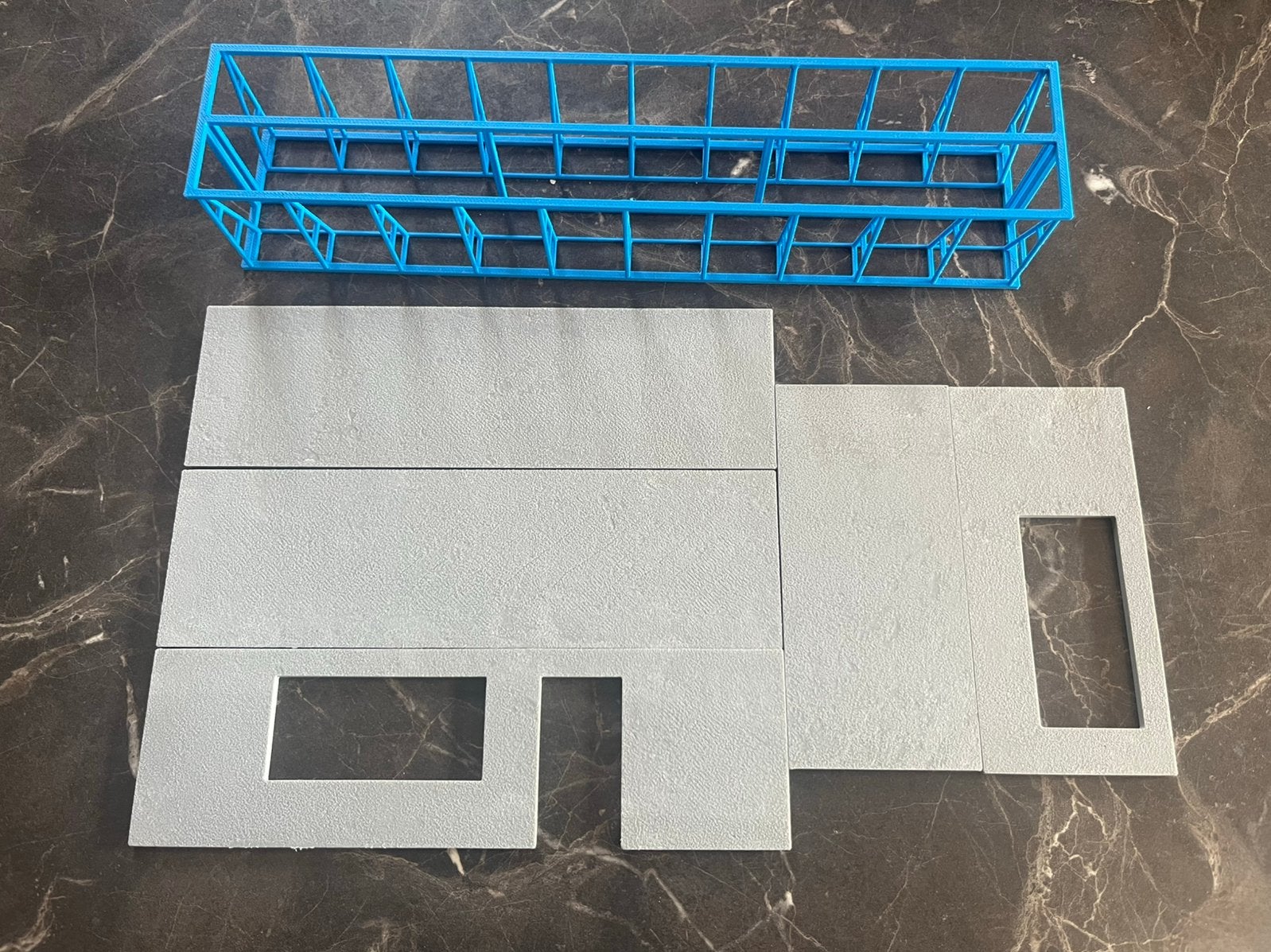 3D geprinten elementen transportbok met elementen, Overige merken, 3D Modelleur VDEIJK, -, -