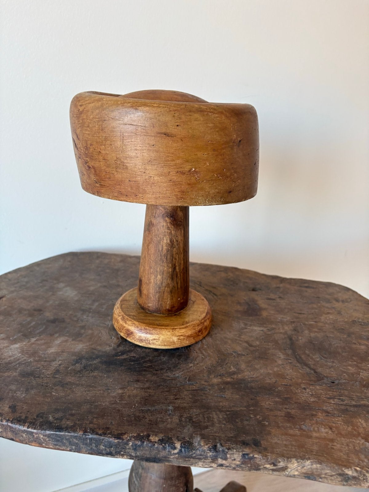 Antieke houten hoedenstandaard, Ophalen of Verzenden