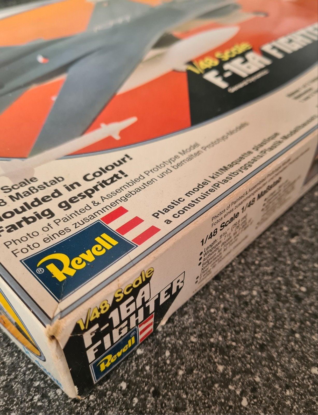 Revell F-16 A vliegtuig 1980 Fighter modelbouw, Gebruikt, Revell, Ophalen of Verzenden, Groter dan 1:72