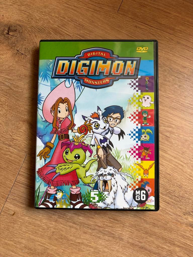 Digimon Digital Monsters DVD 5, Avontuur, Gebruikt, Ophalen of Verzenden, Vanaf 6 jaar