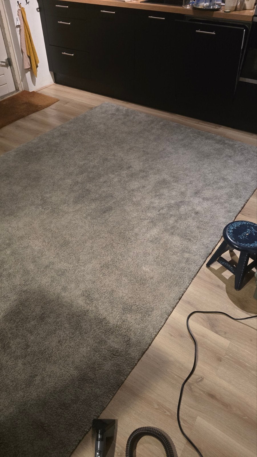 IKEA Stoense Vloerkleed - Grijs, 200x300 cm, Ophalen, Modern, Scandinavisch, 200 cm of meer, Zo goed als nieuw