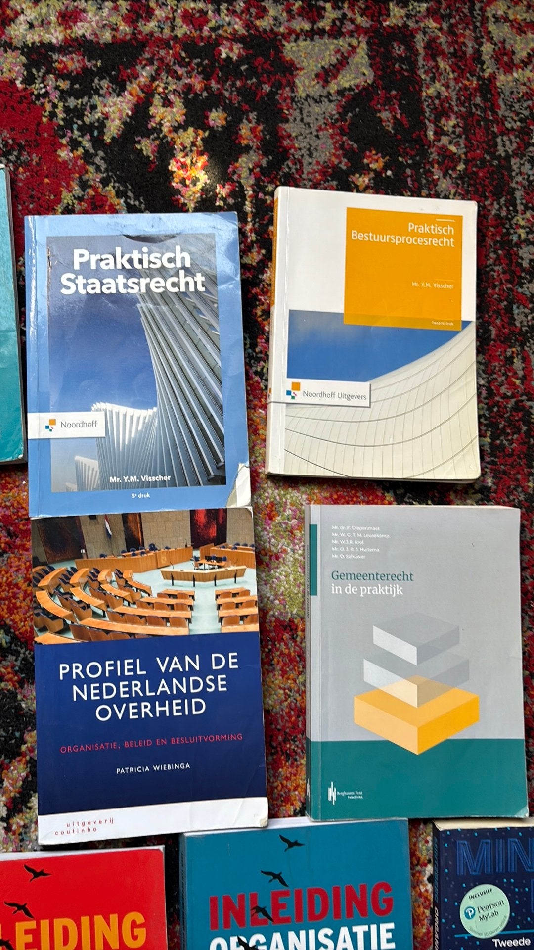 Studieboeken Recht, Bestuurskunde etc., Ophalen, Alpha, Zo goed als nieuw, HBO