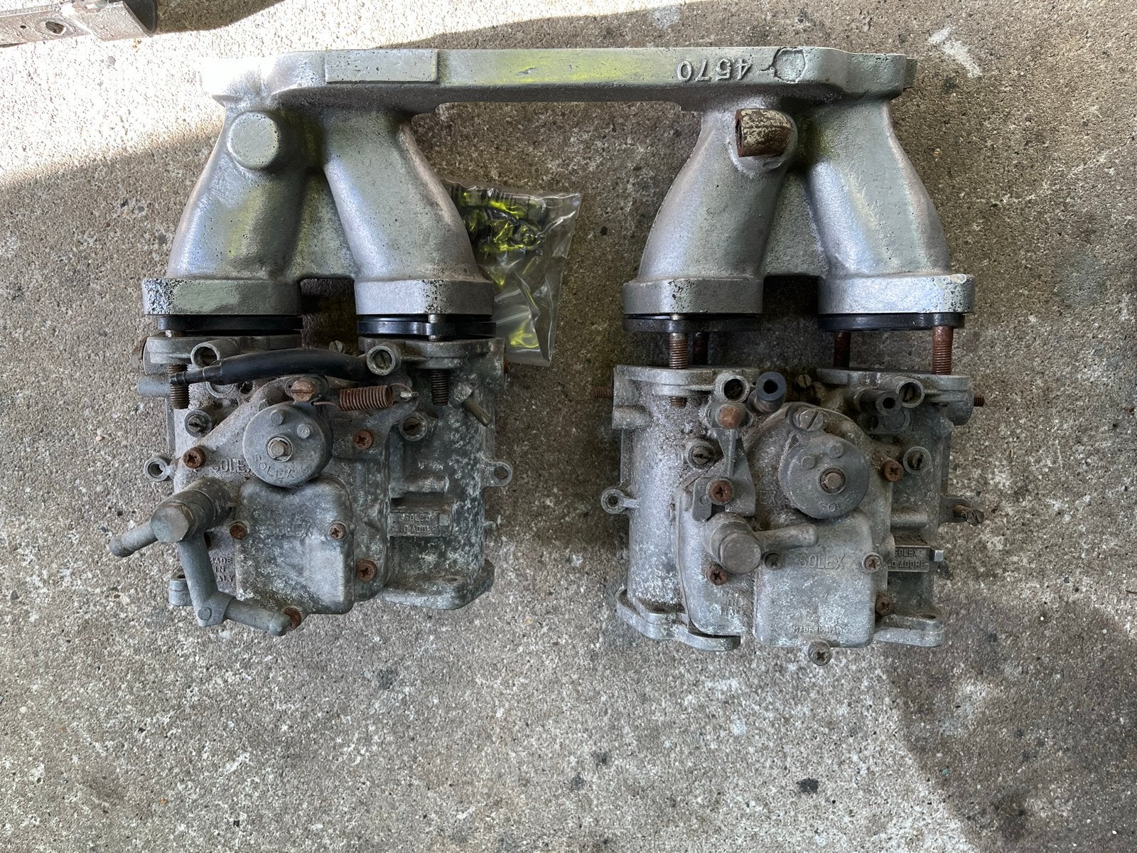 Solex 40 ADDHE Carburateurs met Inlaatspruitstuk, Ophalen of Verzenden, Gebruikt, Overige automerken