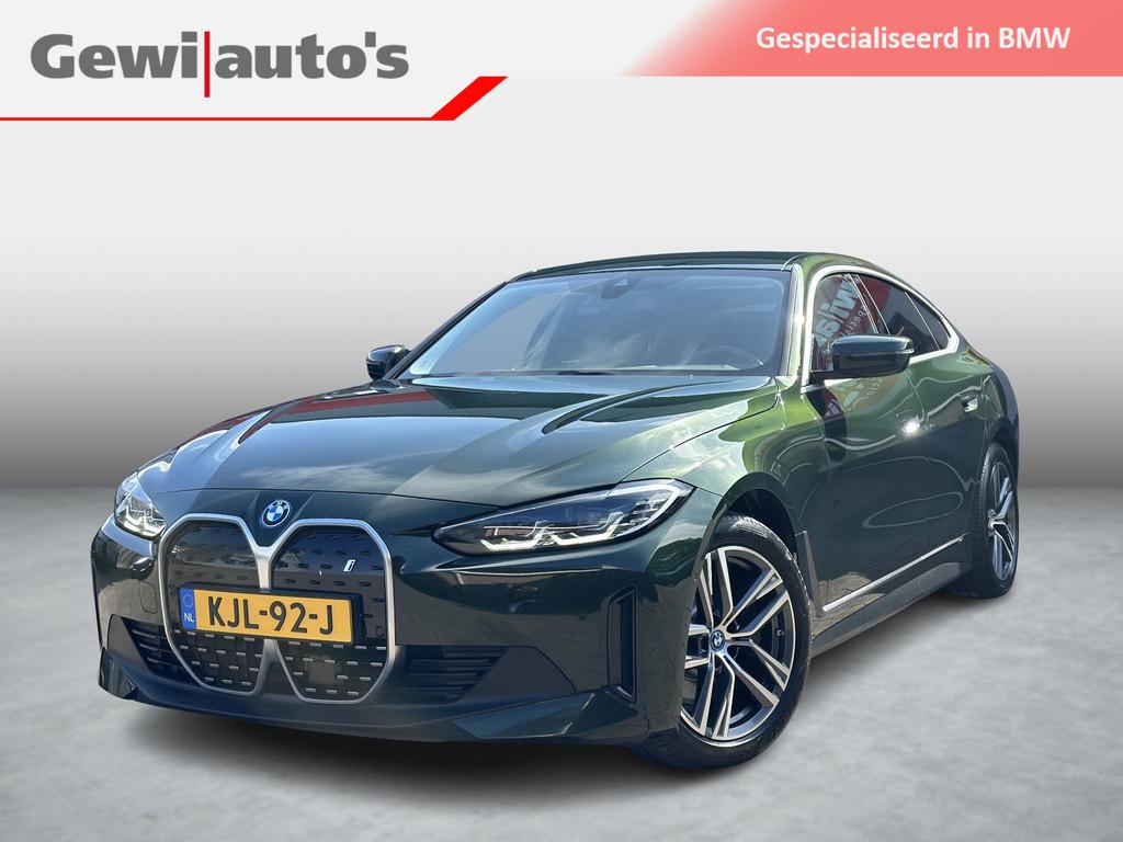 BMW i4 eDrive35 70 kWh, Achterwielaandrijving, Gebruikt, Leder en Stof, 286 pk