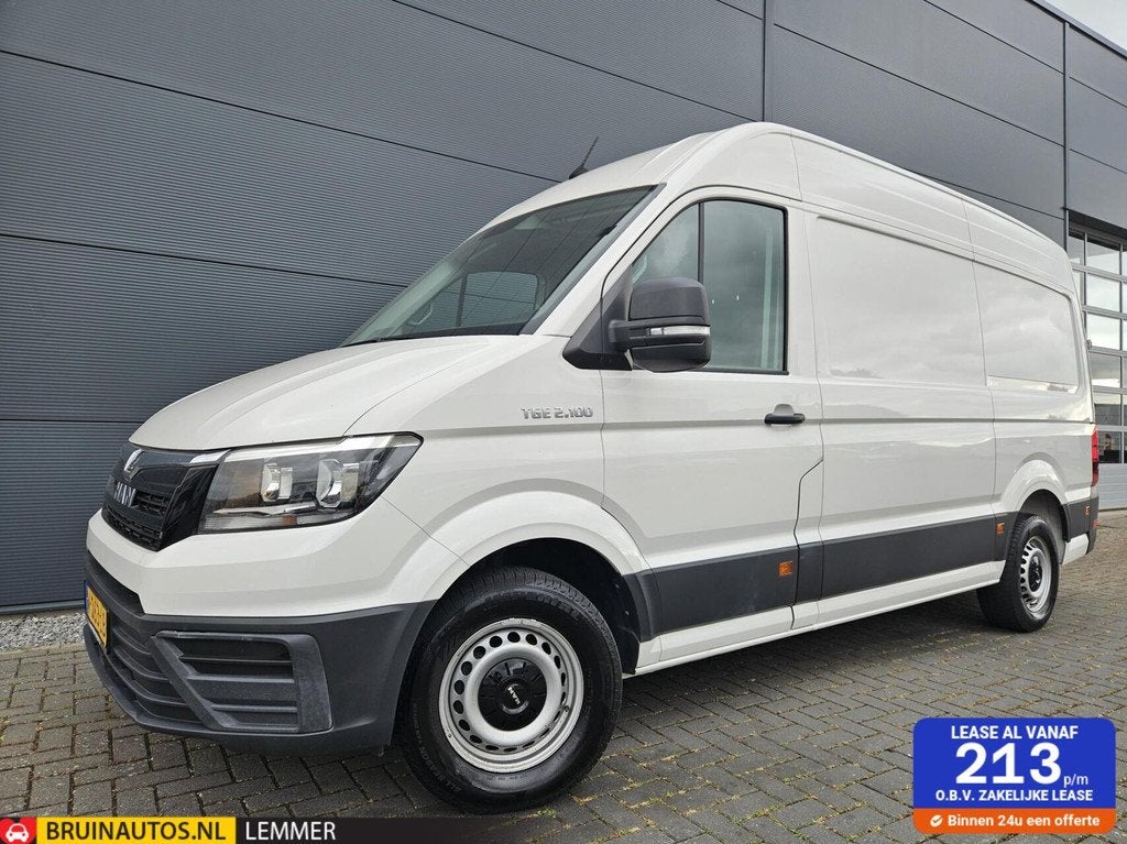MAN TGE 2.0 TDI L3H3 Airco Trekhaak Onderhouden NAP, Gebruikt, Euro 6, 4 cilinders, Start-stop-systeem