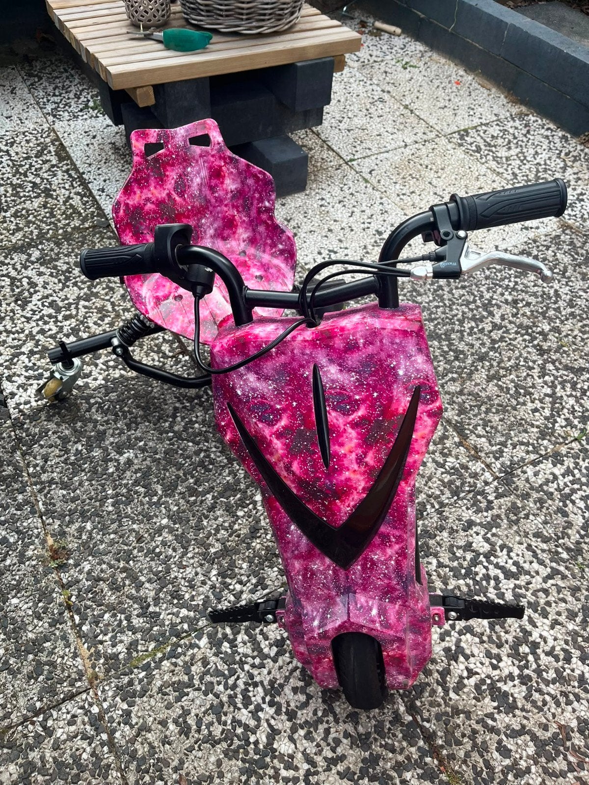 Elektrische Drift Trike - Roze Glitter, Ophalen, Gebruikt, Overige typen, Onbekend