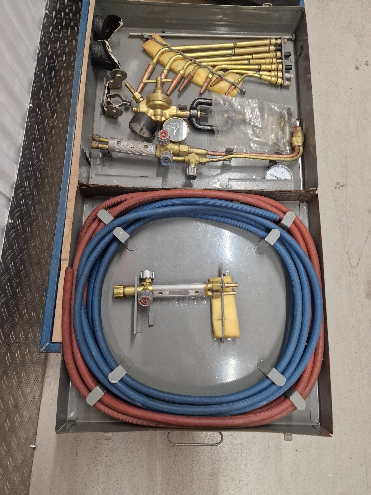 Complete Autogeen Las- en Snijset in Koffer Perun, Ophalen of Verzenden, Gebruikt, Overige typen