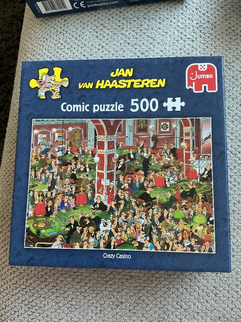 Puzzel van Jan van Haasteren, Ophalen, 500 t/m 1500 stukjes, Zo goed als nieuw, Legpuzzel