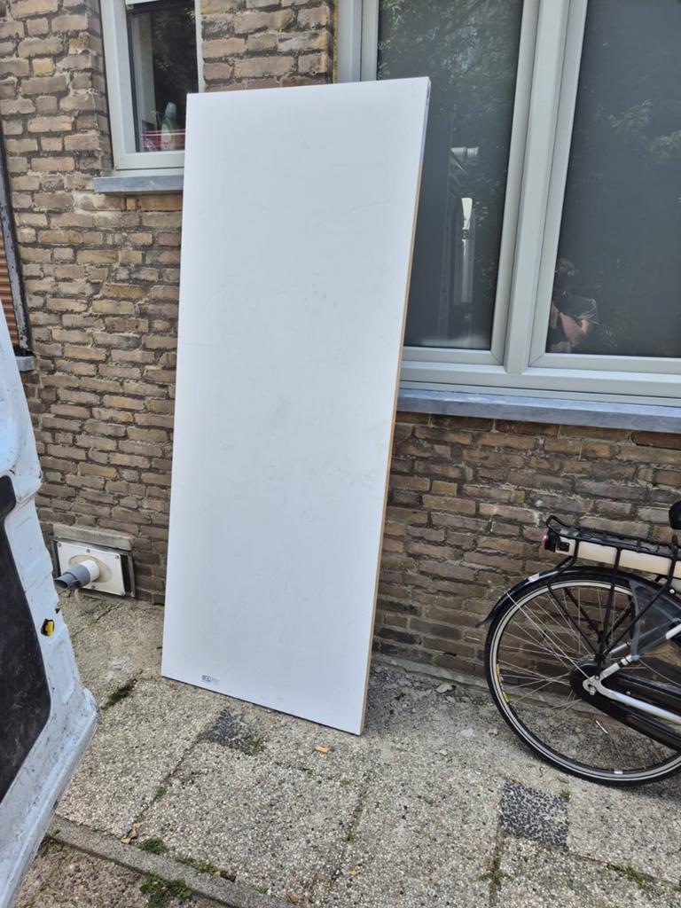 Witte binnendeur, niet gebruikt, 80 tot 100 cm, Binnendeur, Nieuw, Ophalen of Verzenden