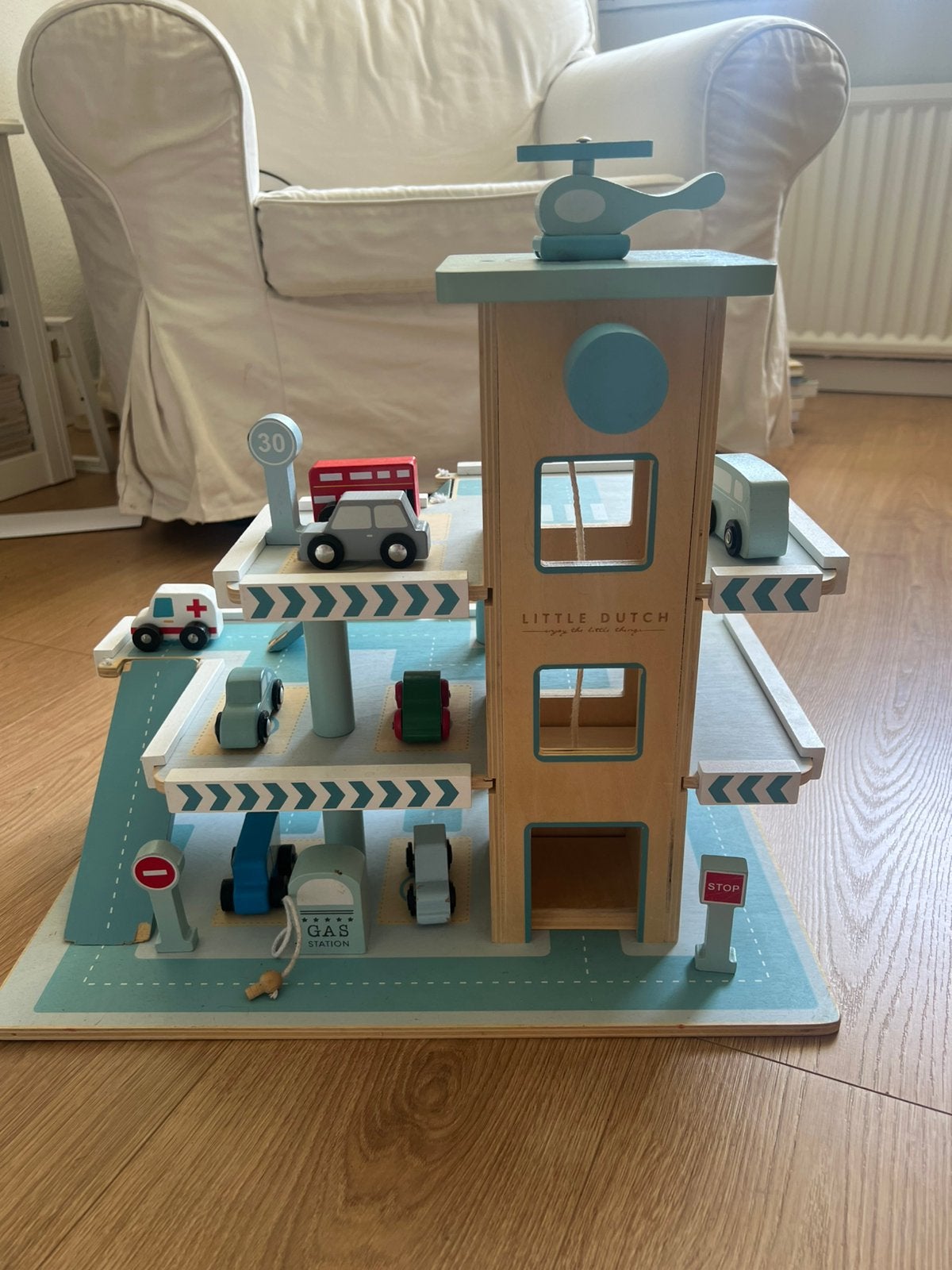 Houten garage van Little Dutch., Ophalen of Verzenden, Gebruikt, Overige typen