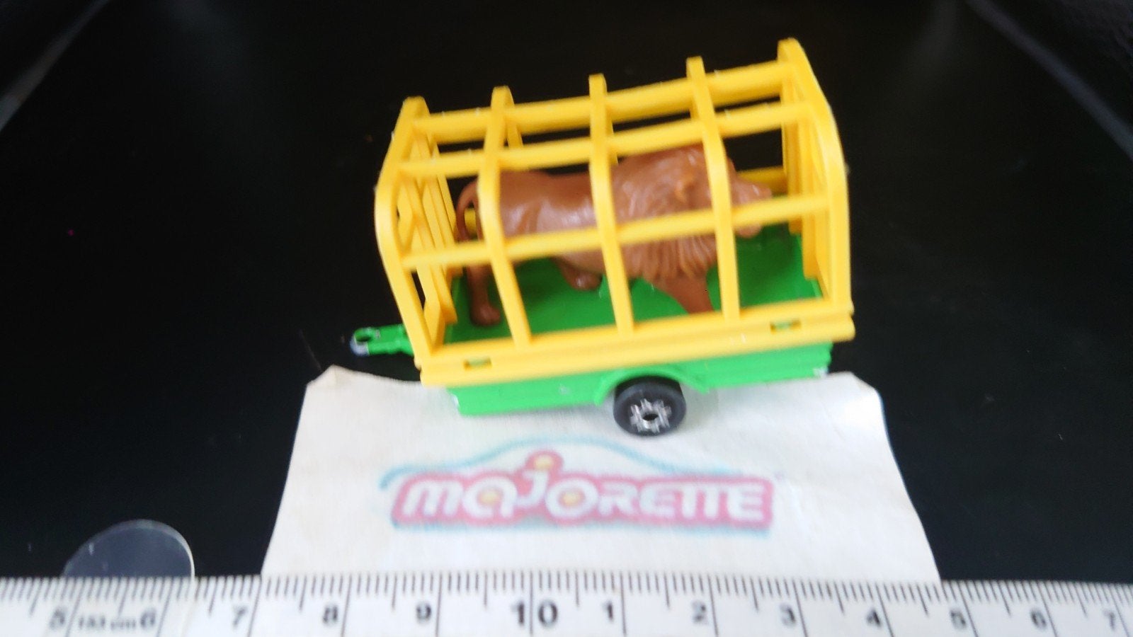 Majorette nr.328 Leeuwenkooi Trailer (300 serie), Ophalen of Verzenden, Zo goed als nieuw, Overige typen, Majorette