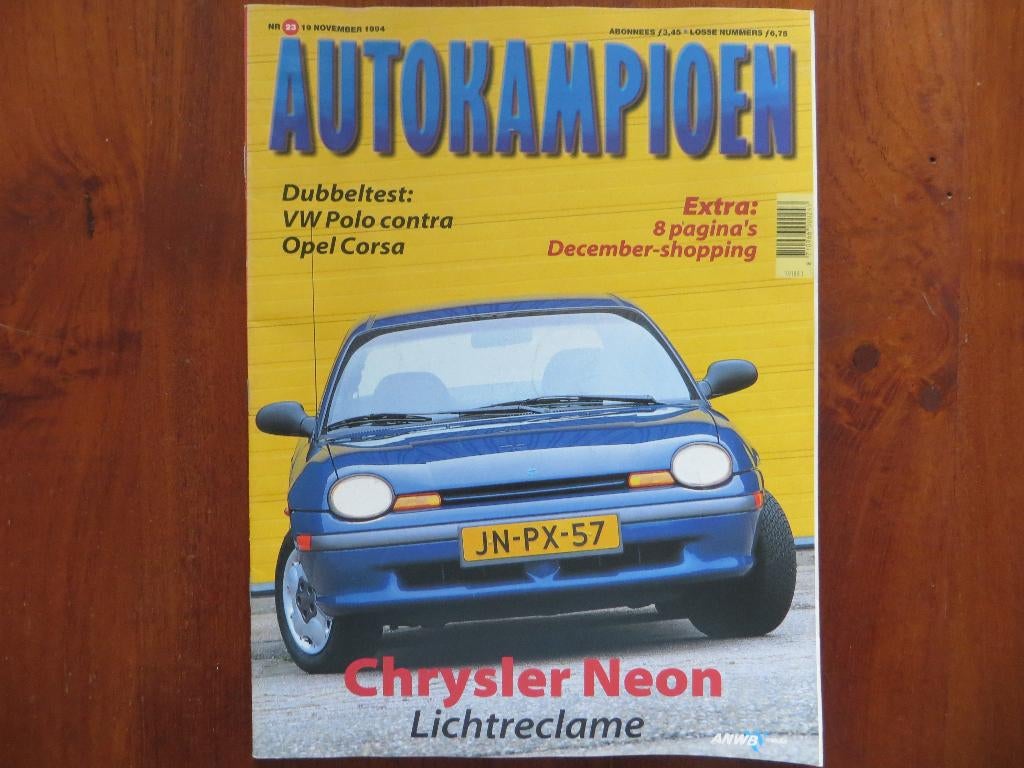 Autokampioen 23 1994 Kitcars, Chrysler Neon, Felicia, Polo, Ophalen of Verzenden, Nieuw, Overige merken