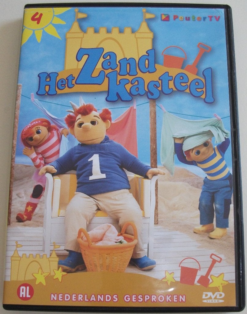 Dvd *** ZANDKASTEEL *** Deel 4, Europees, Tekenfilm, Alle leeftijden, Ophalen of Verzenden