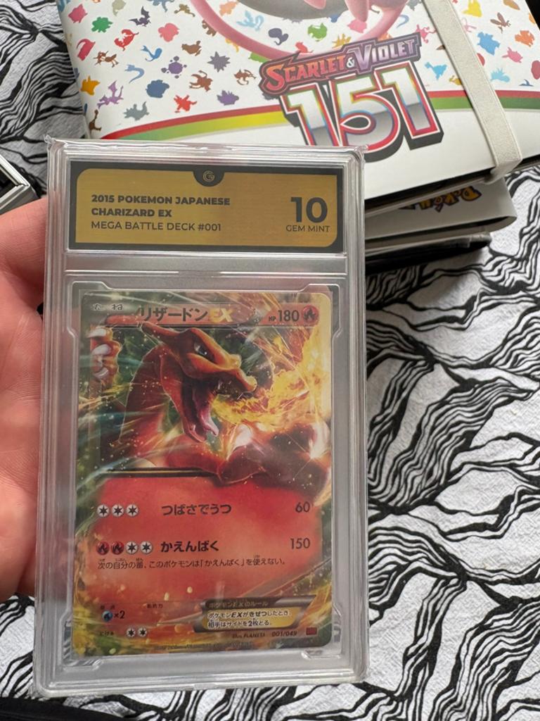 Charizard ex battle deck grade 10, Hobby en Vrije tijd, Verzamelkaartspellen | Pokémon, Ophalen of Verzenden, Zo goed als nieuw