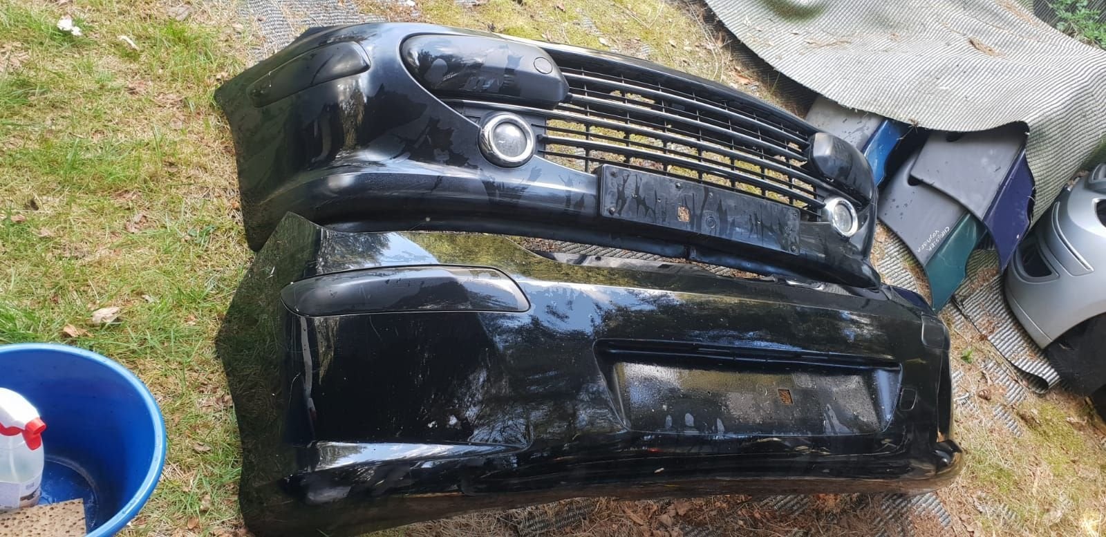 PEUGEOT 307 CC  VOORBUMPER +ACHTERBUMPER BJ 2007, Gebruikt, -, -, Ophalen of Verzenden