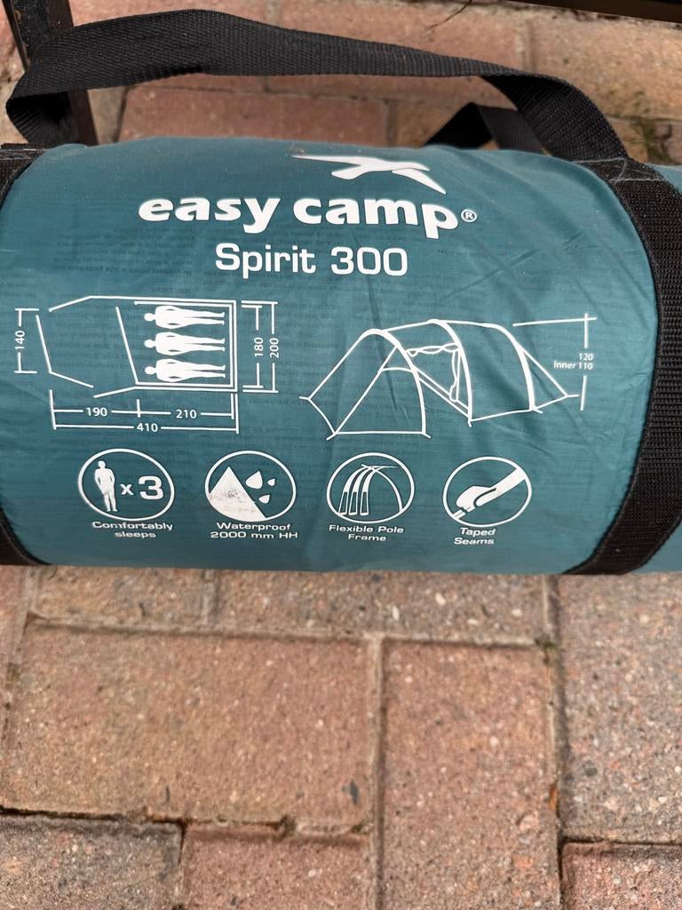 Easy Camp Spirit 300 Tent - Zo goed als nieuw, Ophalen of Verzenden, Zo goed als nieuw, Tot en met 3