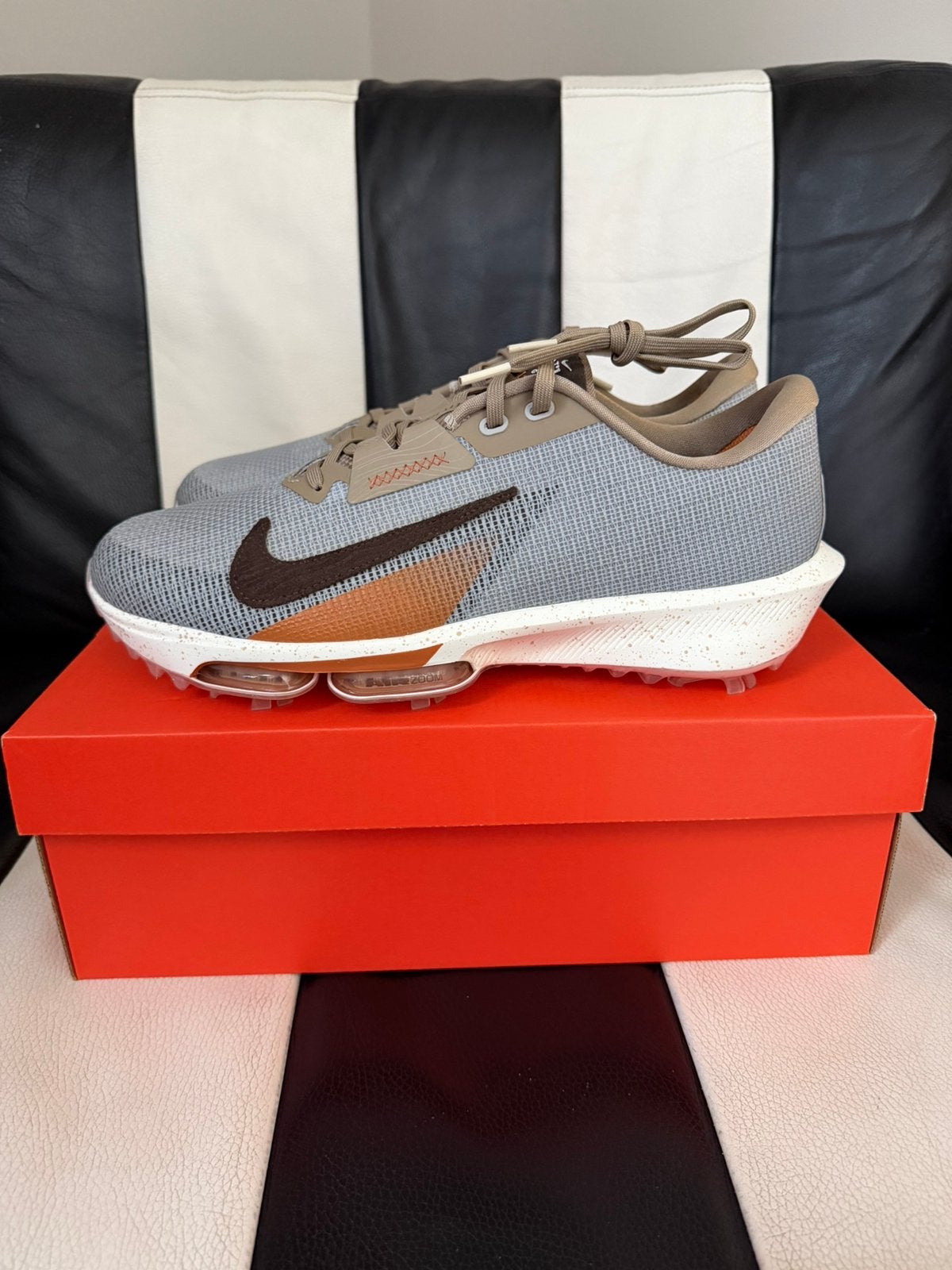 Golfschoenen (Spike) Nike Air Zoom Infinity Tour NRG US11.5, Ophalen of Verzenden, Nieuw, Bruin, Sportschoenen