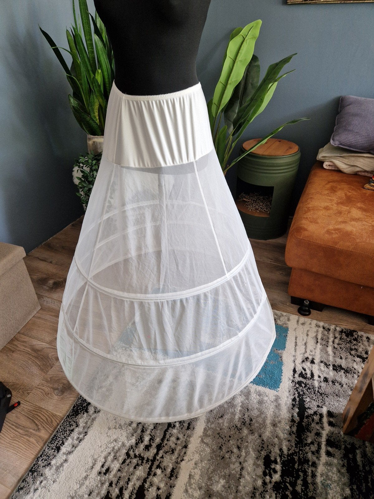 Bianco Evento 3-ringshoepel, maat 44/XXL, Kleding | Dames, Trouwkleding en Trouwaccessoires, Trouwjurk, Wit, Ophalen of Verzenden