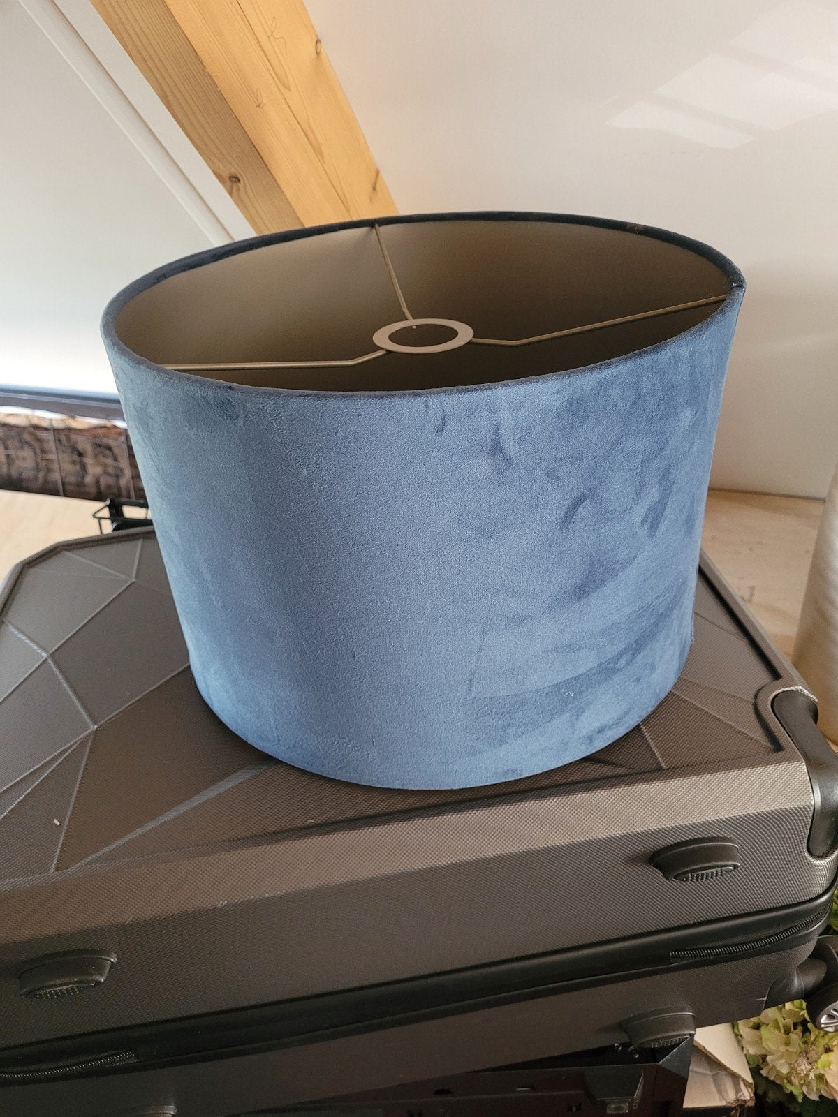 Lampenkap, Ophalen, Blauw