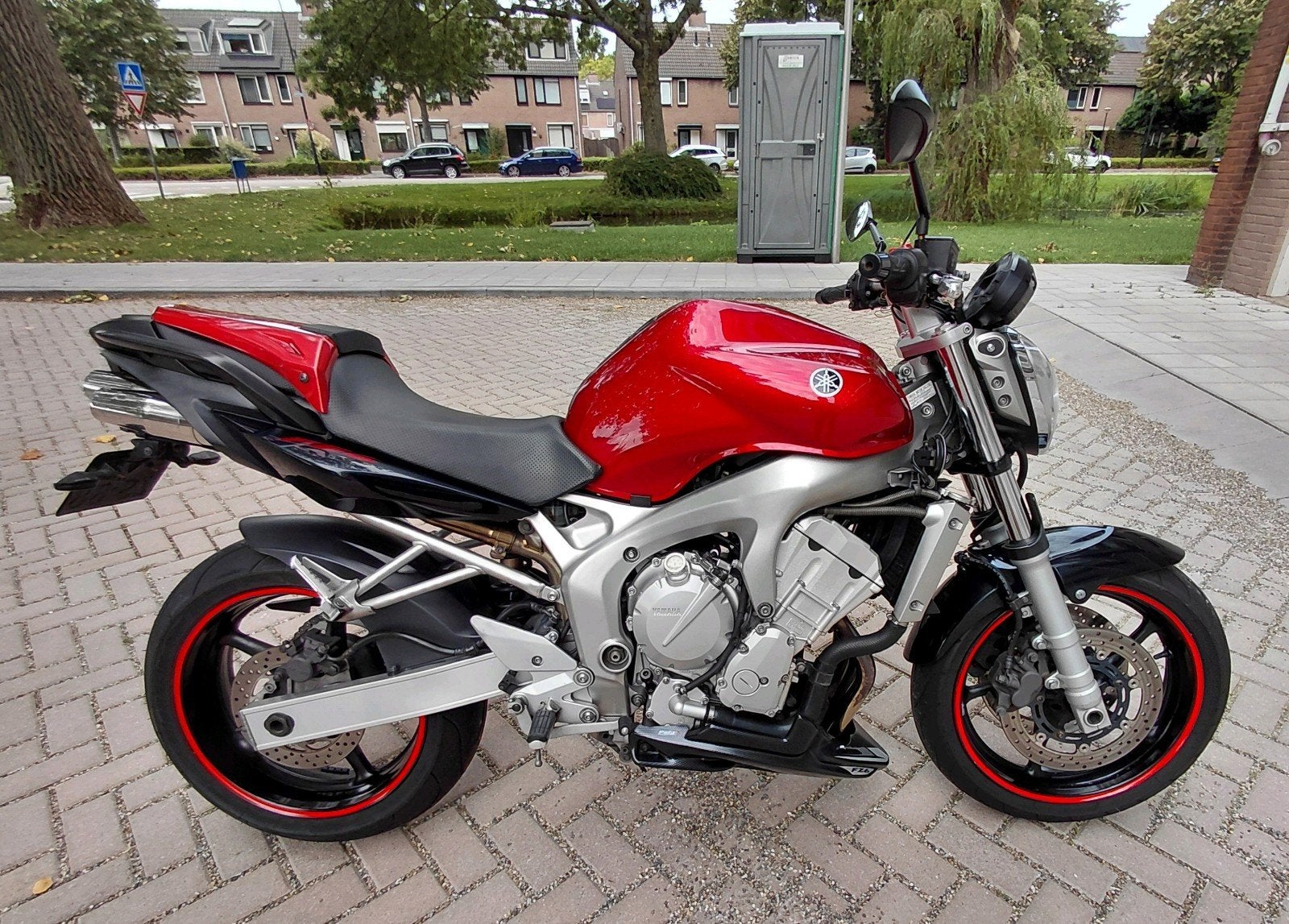 Yamaha FZ6N 2004 laser extreme uitlaat, Sportuitlaat, 4 cilinders, Motorrijbewijs A, Gebruikt
