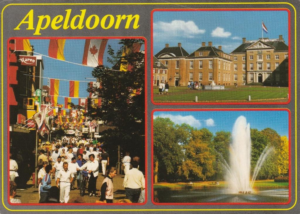 Ansichtkaart Apeldoorn (2), Ophalen of Verzenden, 1980 tot heden, Gelopen, Gelderland