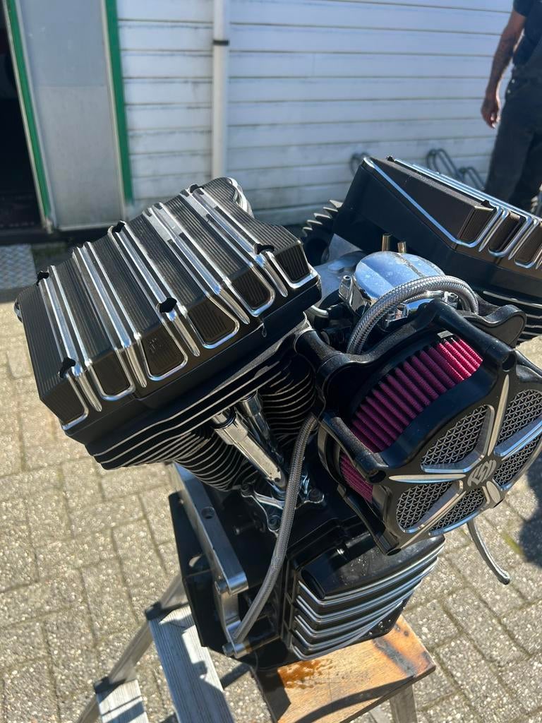 Gereviseerd Harley twin cam touring dynana blok 1450, Motoren, Ophalen, Gereviseerd