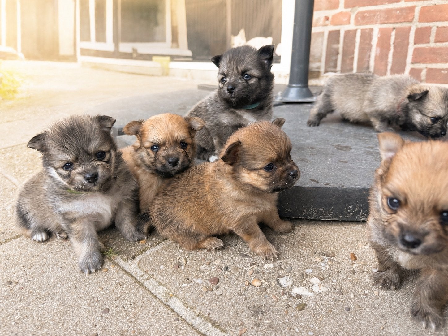 Pomchi puppy Pomeriaan x Chihuahua, Parvo, Overige rassen, 8 tot 15 weken, Meerdere