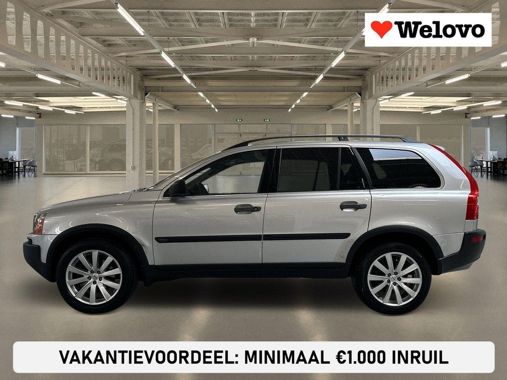 Volvo XC90 T6 Summum Rijklaar Met garantie, Auto's, Stof, Gebruikt, Zwart, 7 stoelen
