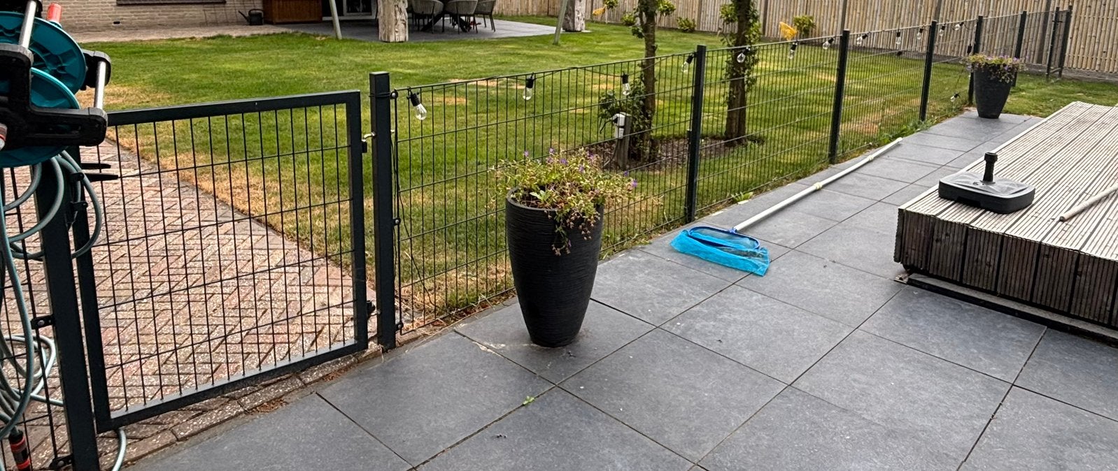 Hekwerk 1 meter hoog 2xlooppoort, Tuin en Terras, Ophalen of Verzenden, Zo goed als nieuw, 20 m² of meer