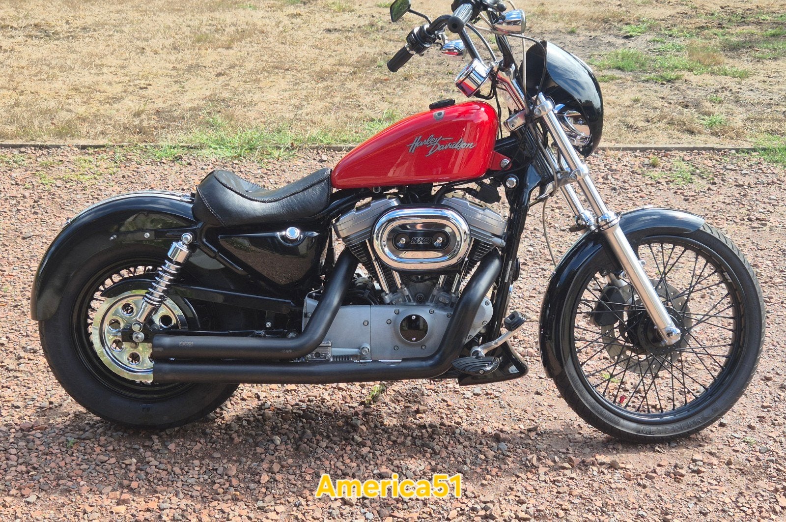 2002 Harley-Davidson Sportster XL53 Custom Club style!, Motoren, Occasion, Milwaukee USA, 883 cc, Harley davidson