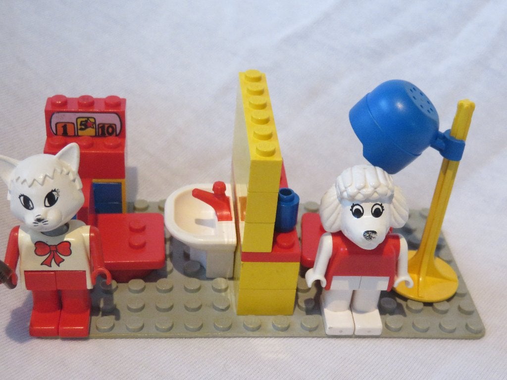 Lego fabuland, set 3623 beauty salon, Kinderen en Baby's, Speelgoed | Duplo en Lego, Gebruikt, Lego, Ophalen of Verzenden, Complete set