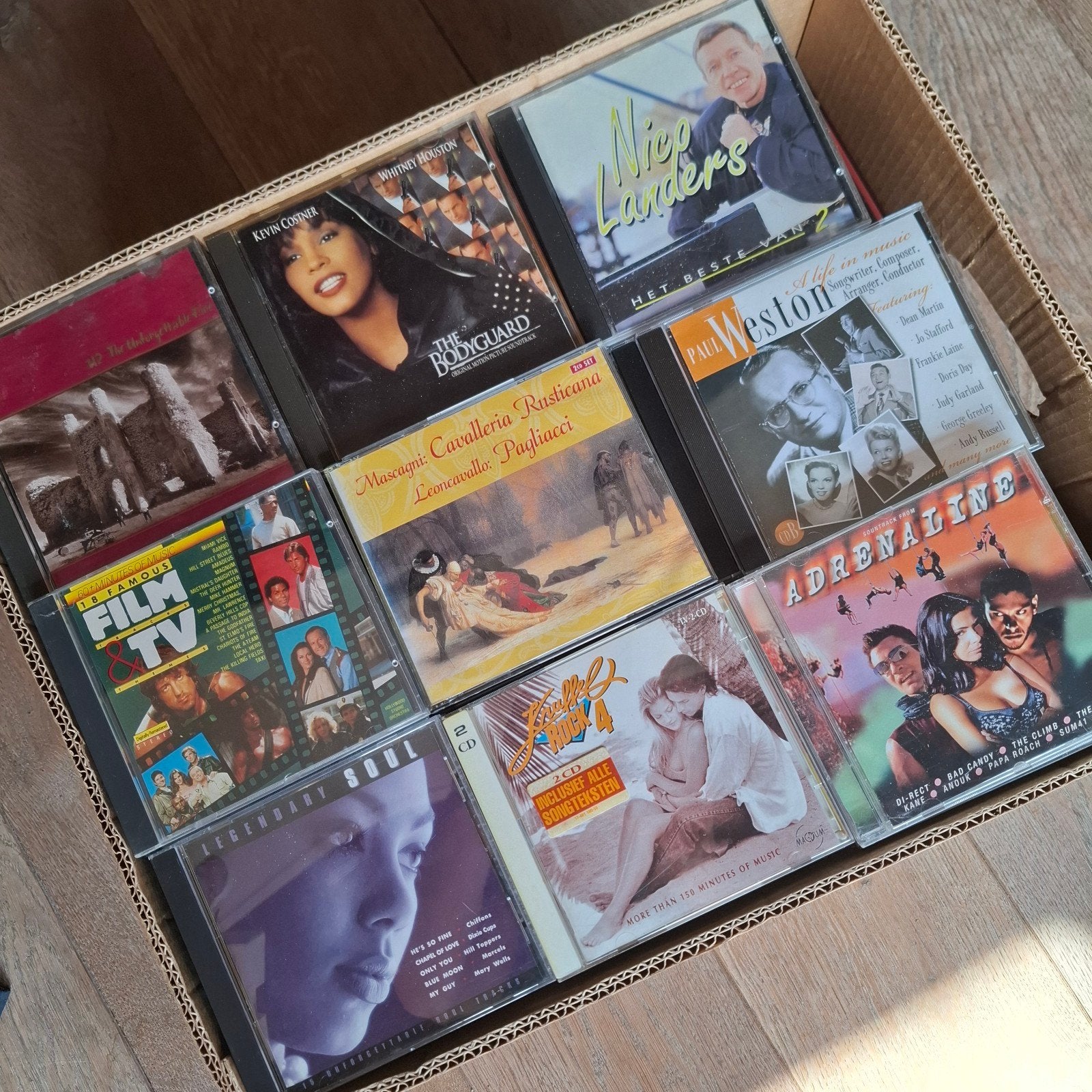 Doos bomvol cd's, Cd's en Dvd's, Cd's | Overige Cd's, Ophalen, Zo goed als nieuw