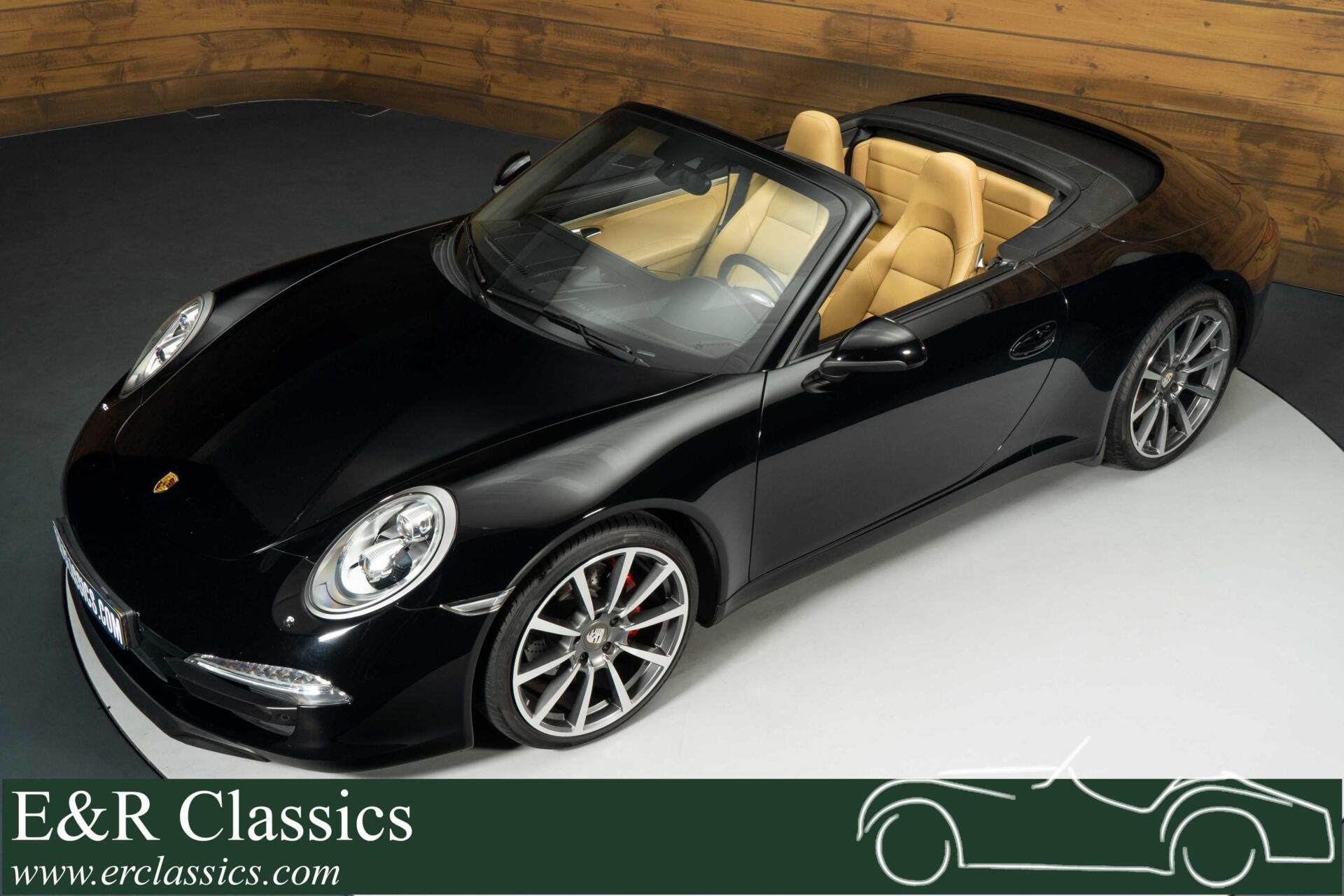 Porsche 911 Carrera Cabriolet | 2013, Auto's, Automaat, Achterwielaandrijving, Gebruikt, Zwart