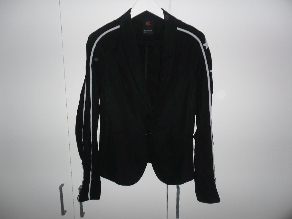 Penn & Ink N.Y Zwarte Blazer Met Sterren Bies Maat 40, Kleding | Dames, Maat 38/40 (M), Penn & Ink, Zwart, Ophalen of Verzenden