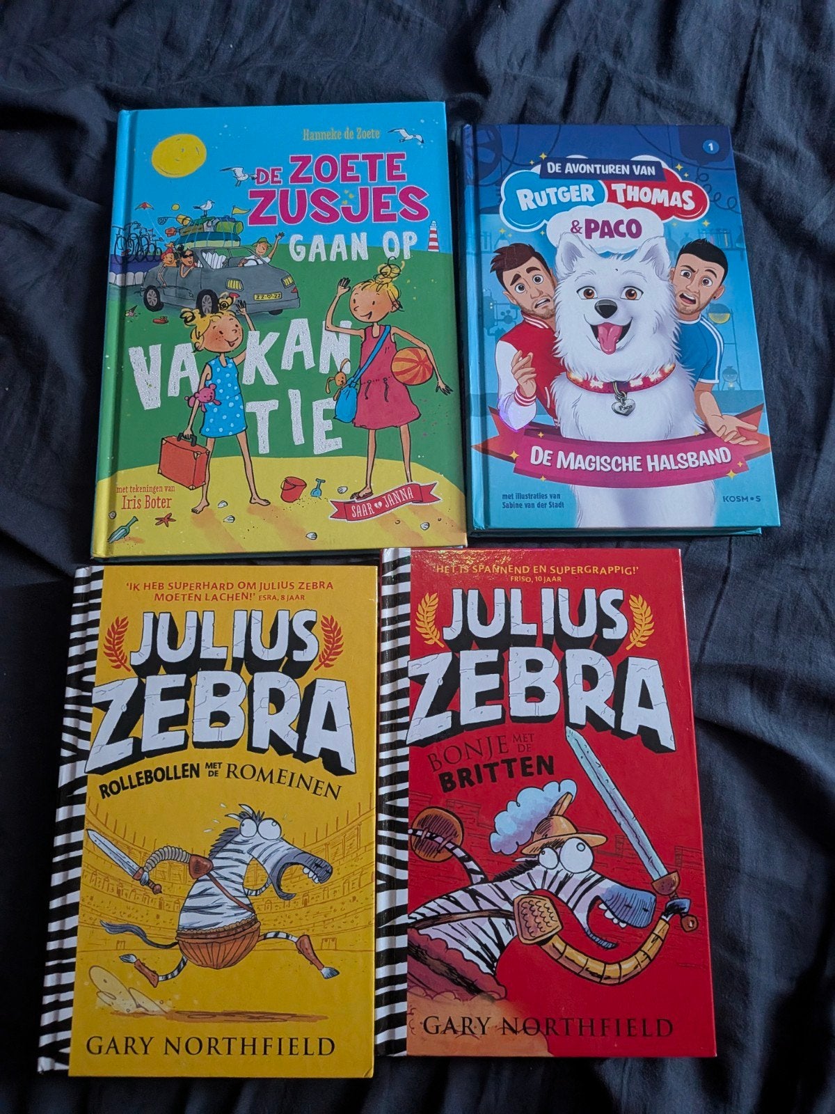 de zoete zusjes ,Rutger en Thomas en jullie is de zebra, Ophalen of Verzenden