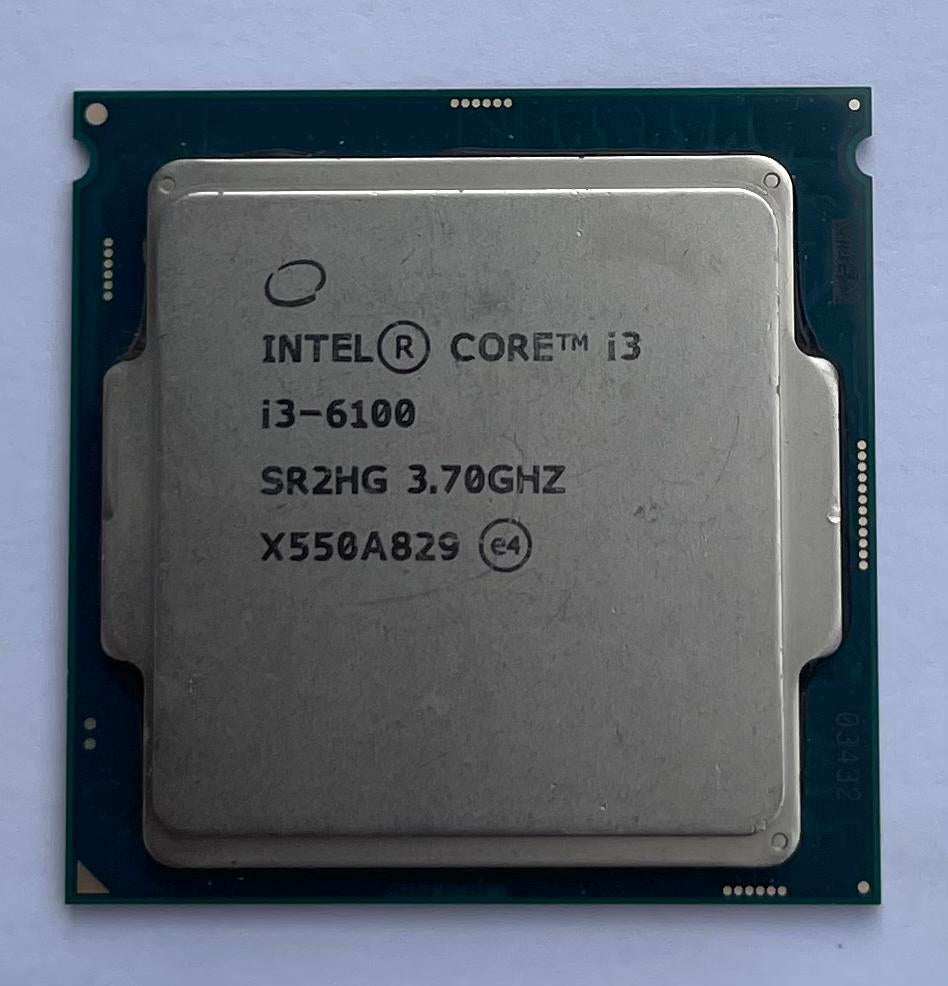 Intel Core i3-6100 Processor - 3.7 GHz Dual-Core CPU, Computers en Software, Processors, Gebruikt, 2-core, 3 tot 4 Ghz, Ophalen of Verzenden