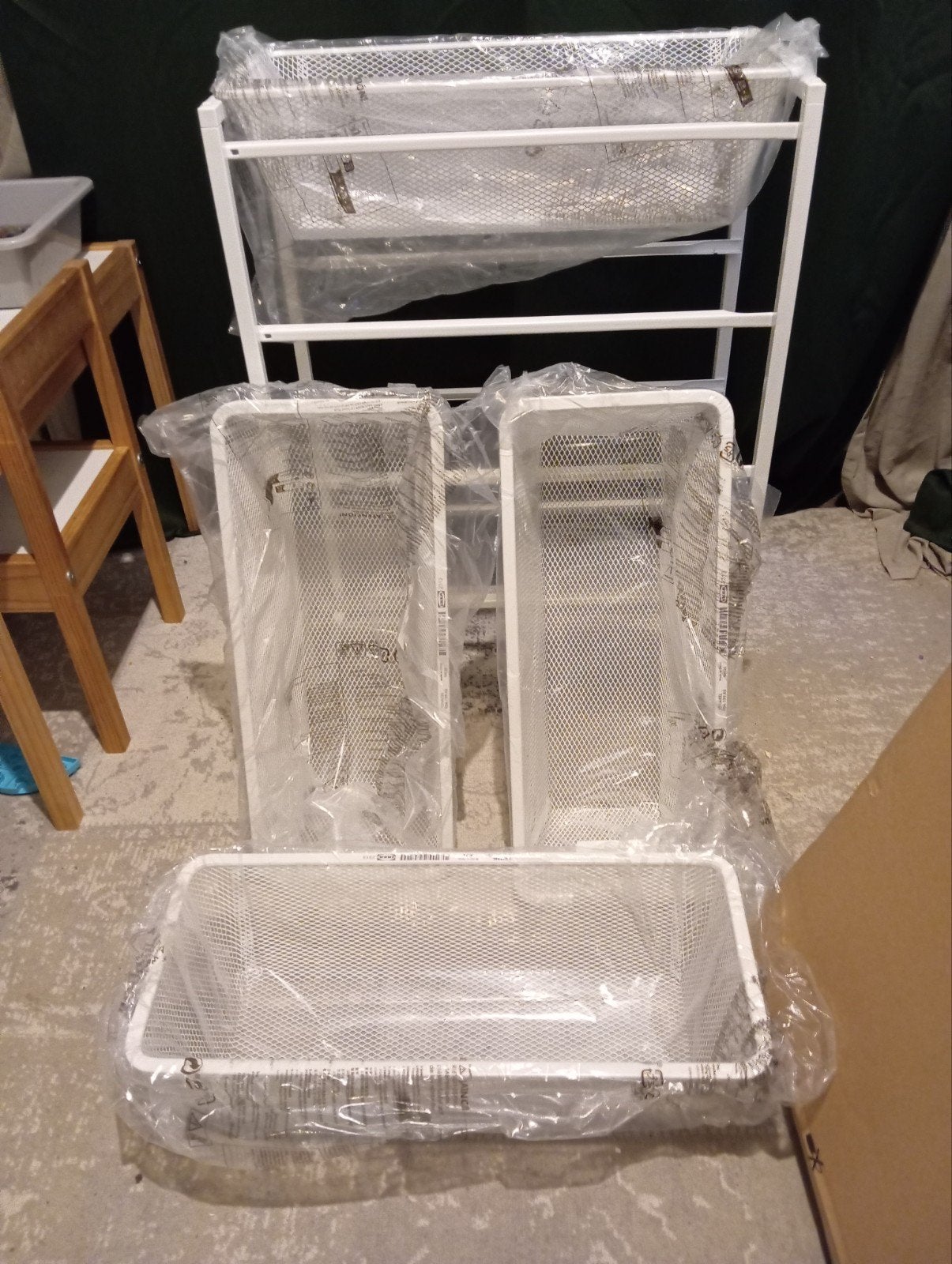 IKEA JONAXEL Opbergrek met manden - Nieuw in verpakking, Ophalen, Nieuw