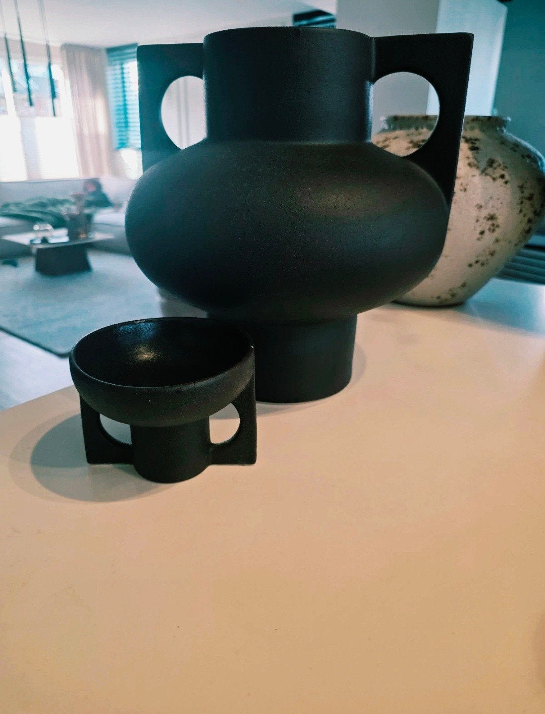 Grote kruik en bijpassende kom H&M Home, Huis en Inrichting, Ophalen of Verzenden