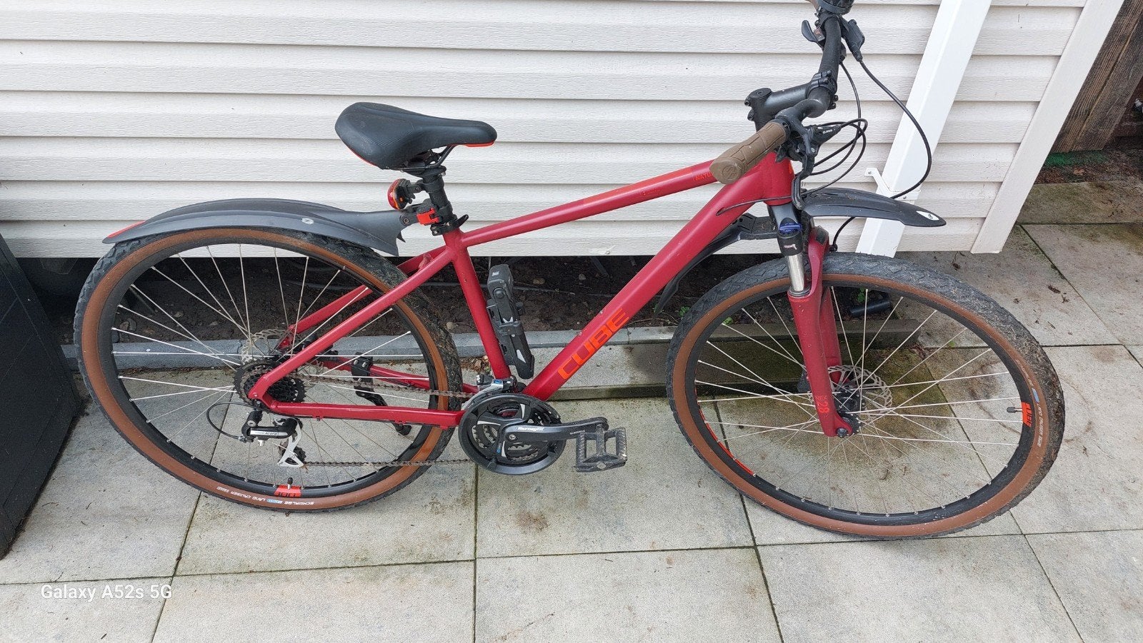 Cube fiets met schijfremmen en 27 versnellingen, Fietsen en Brommers, Fietsen | Heren | Sportfietsen en Toerfietsen, Gebruikt