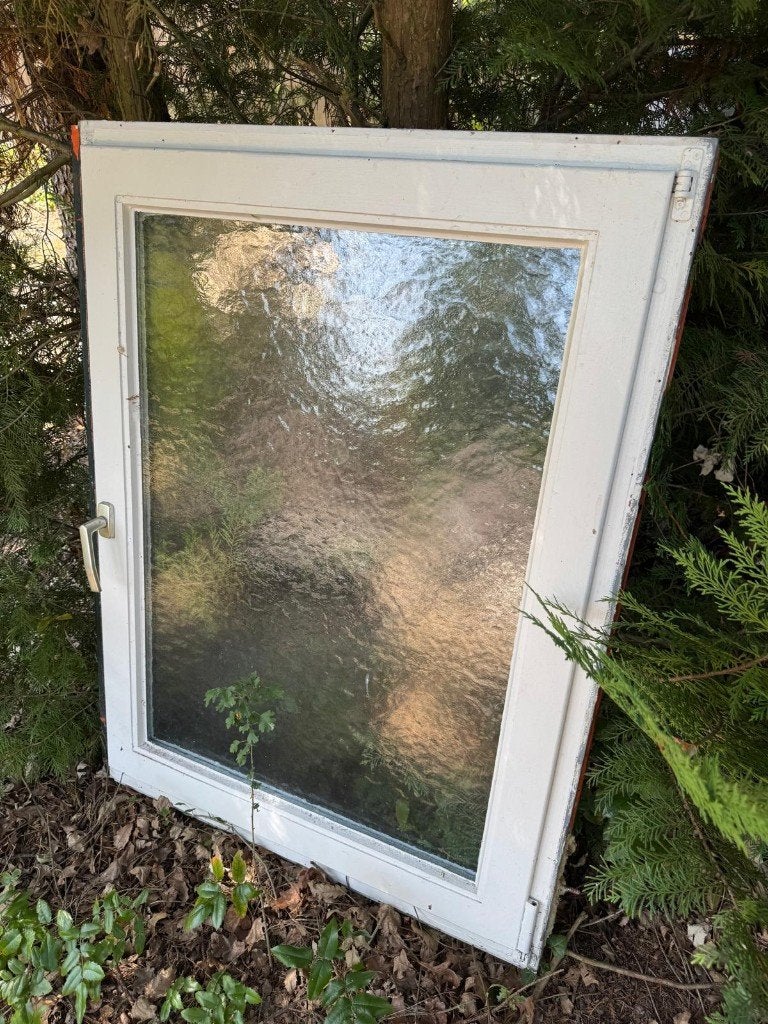 Draaikiep raam Hout dubbel figuurglas - omgeving Roermond, Ophalen, Gevelraam of Ruit, 80 tot 120 cm, 120 tot 160 cm