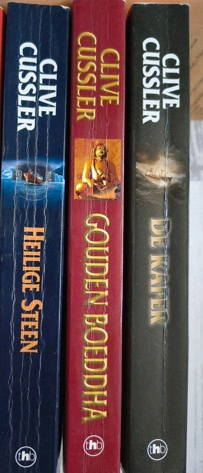 Clive Cussler Boeken - 3 Stuks, Boeken, Avontuur en Actie, Ophalen of Verzenden, Gelezen