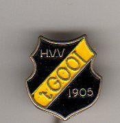 Speldje HVV 'T GOOI 1905 HILVERSUM VOETBAL ZWART GEEL (A7), Verzamelen, Speldjes, Pins en Buttons, Ophalen of Verzenden, Gebruikt