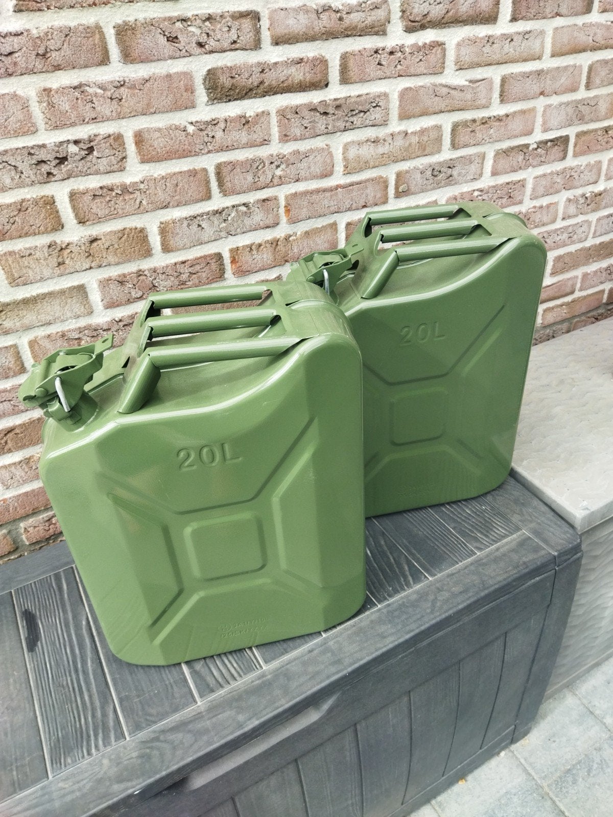 20L Jerrycan - Olijfgroen, Ophalen of Verzenden