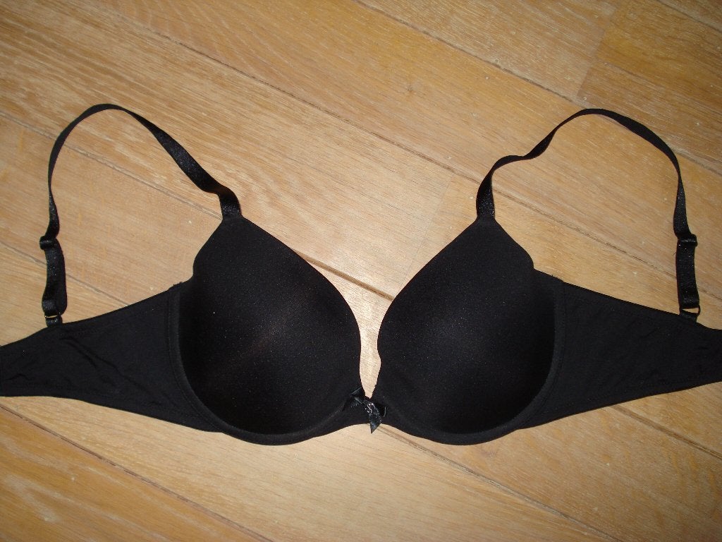 Hunkemöller BH maat 70E, zwart, met beugel en vulling, Hunkemöller, Verzenden, Zwart, BH