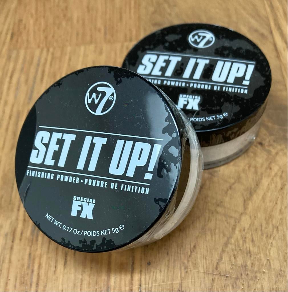 W7 Set It Up! Finishing Powder Special FX, Ophalen of Verzenden, Nieuw, Gehele gezicht