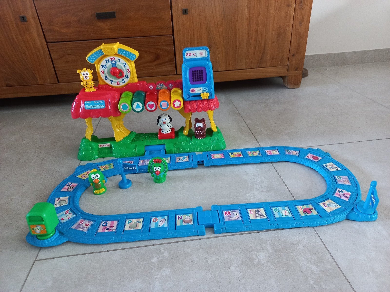 VTech SmartVille Treinstation met licht en geluid, Ophalen, Gebruikt, Overige typen, Met geluid