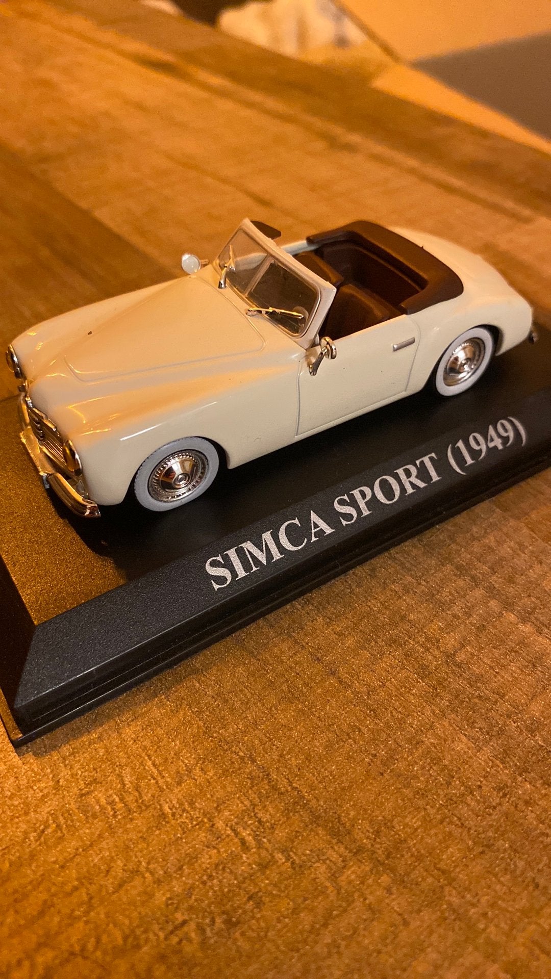 Simca Sport 1949 1:43, Ophalen of Verzenden, Zo goed als nieuw, Auto, Overige merken
