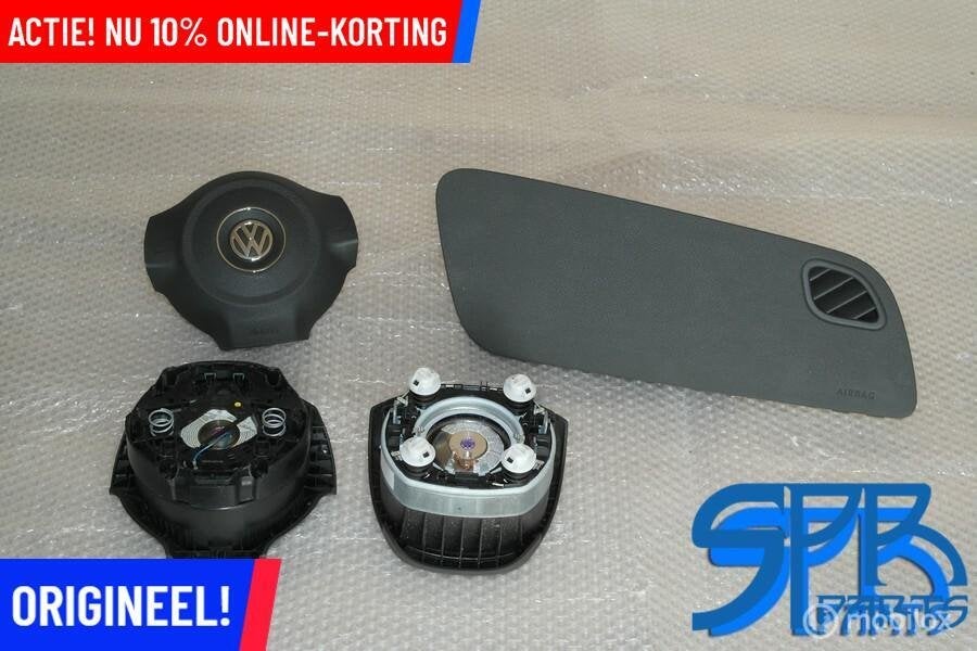 Polo 6R Airbag Airbags Airbagset Set Gordel 5 Deurs 3 Deurs, Gebruikt, Volkswagen, Ophalen of Verzenden, Volkswagen