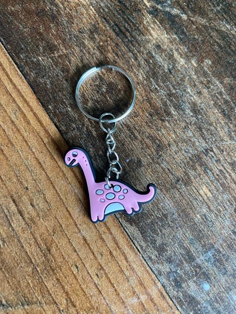 Paarse dino sleutelhanger, Ophalen of Verzenden, Nieuw, Dier of Natuur